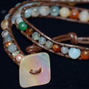 Stunning Genuine Gemstone Chakra Crystals Wrap